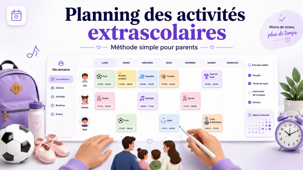 Planning des activités