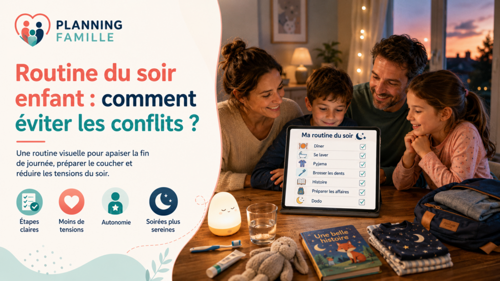 Routine du soir enfant