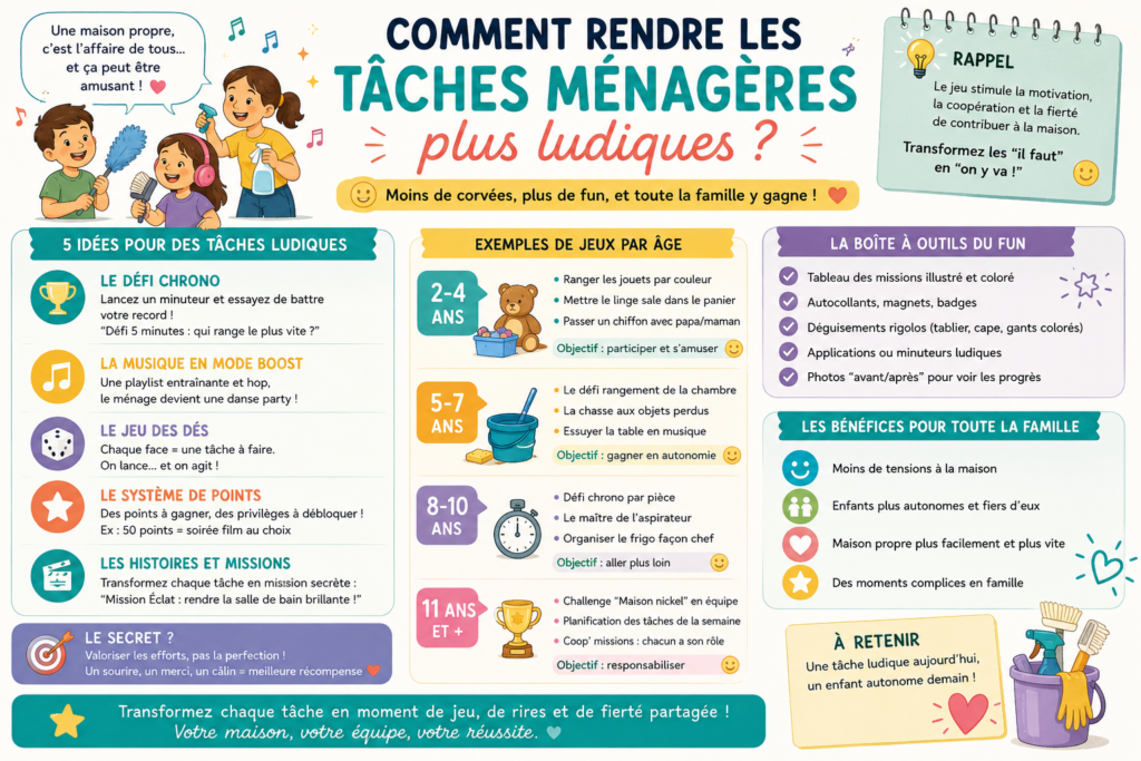 tâches ménagères